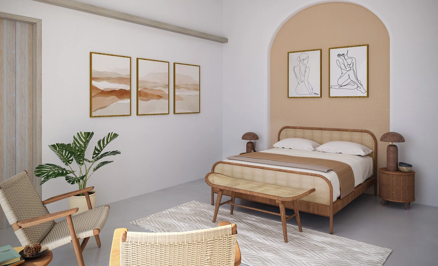 Beach Villa's Bedroom