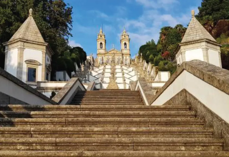 Church view from stairs